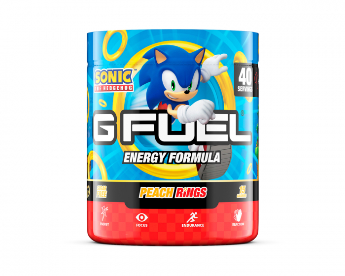 G FUEL Sonic Peach Rings - 40 Portioner