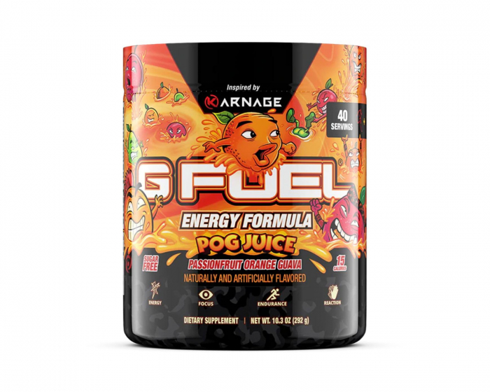 G FUEL Karnage Pog Juice - 40 Portioner