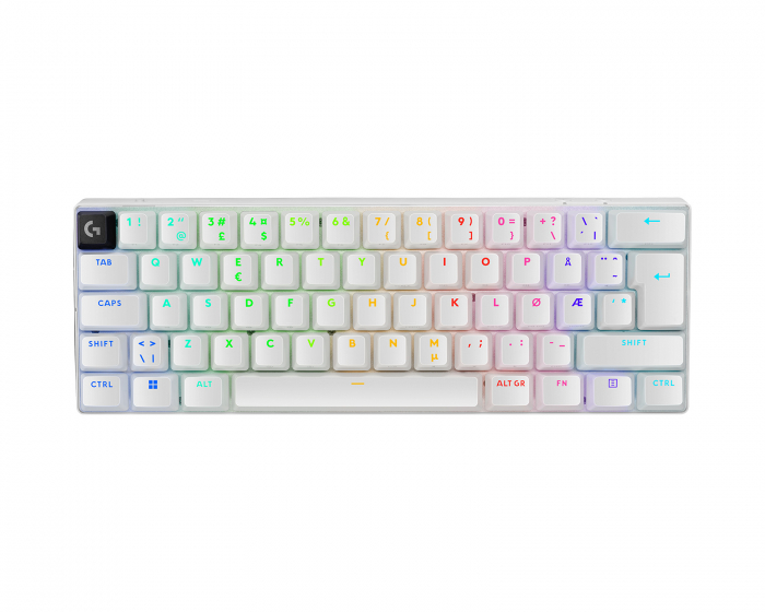 Logitech G PRO X 60 Lightspeed Trådløst Gaming Tastatur [Tactile White] - Hvid