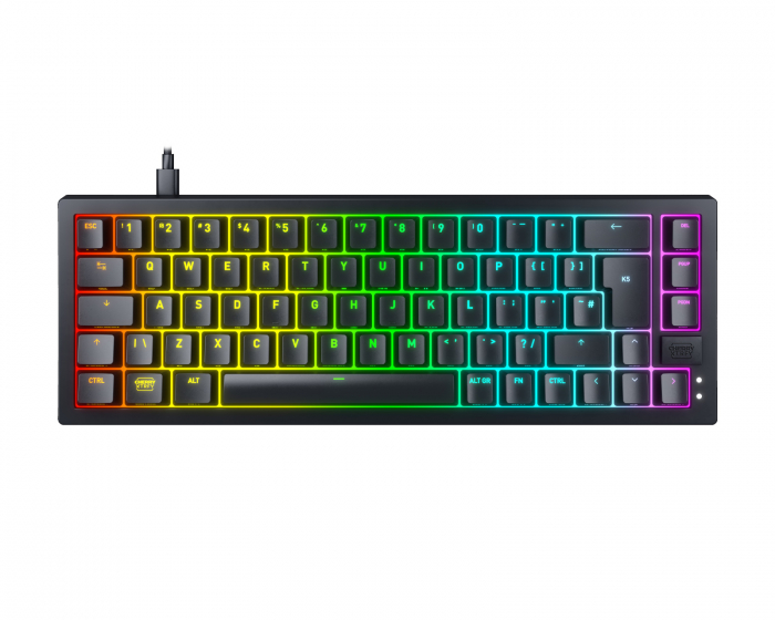 Cherry Xtrfy K5V2 RGB Compact Mechanical Gaming Tastatur [MX2A Red] - Sort