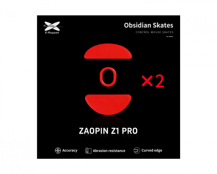 X-raypad Obsidian Mouse Skates til Zaopin Z1 PRO