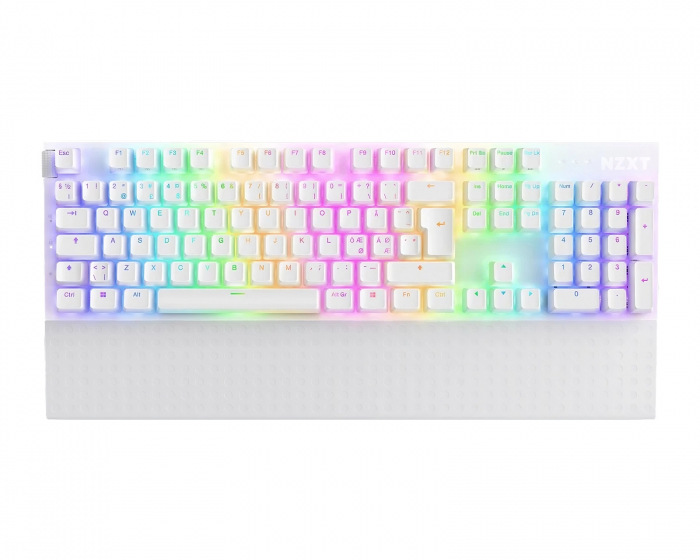 NZXT Function 2 Gaming Tastatur [Optical Switch] - Hvid