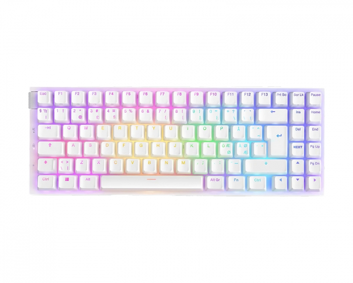 NZXT Function 2 MiniTKL Gaming Tastatur [Optical Switch] - Hvid