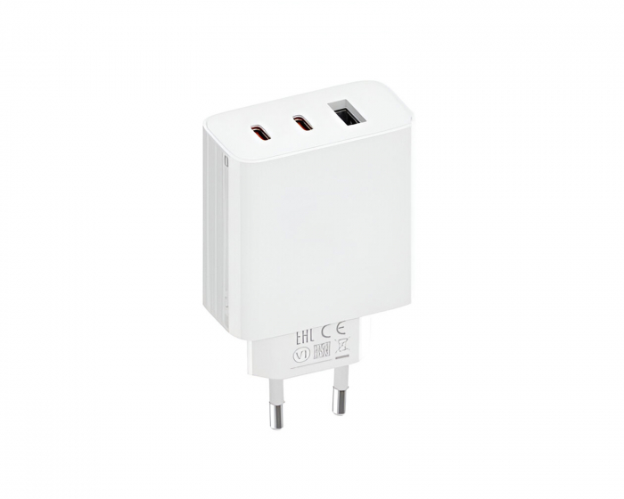 Xiaomi 67W GaN Oplader 2C1A (2xUSB-A + USB-C) - Hvid