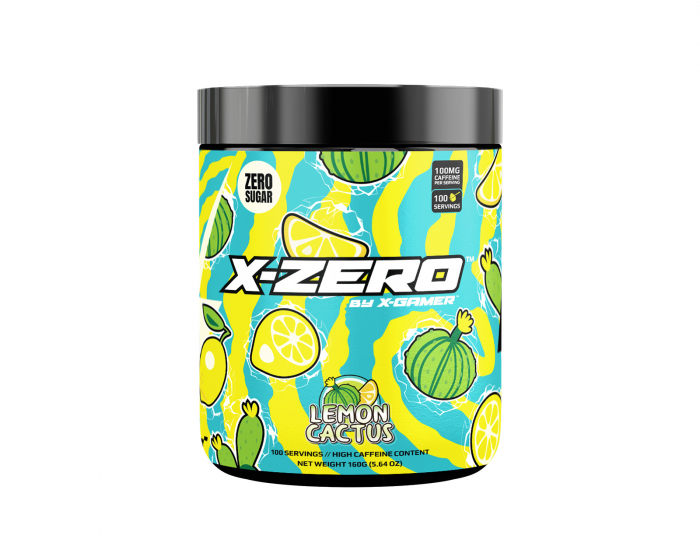 X-Gamer X-Zero Lemon Cactus - 100 Portioner