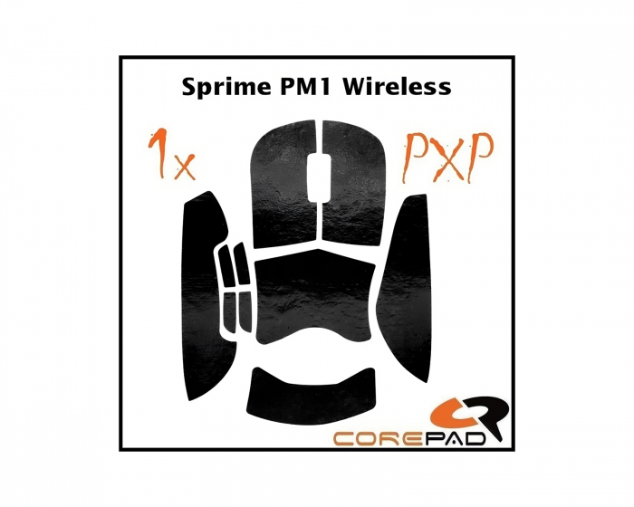 Corepad PXP Grips til Sprime PM1 - Sort