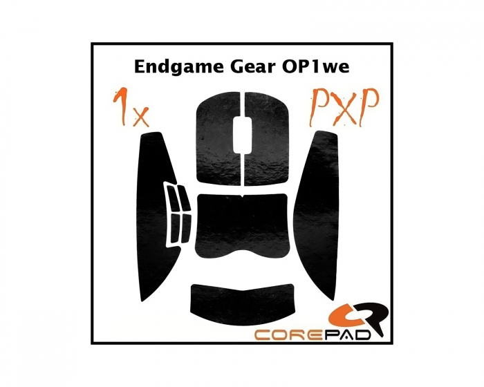 Corepad PXP Grips til Endgame Gear OP1/8K/RGB/OP1we - Sort
