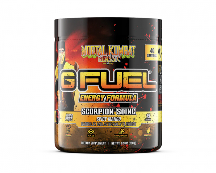 G FUEL Scorpion Sting Klassic Mortal Kombat - 40 Portioner