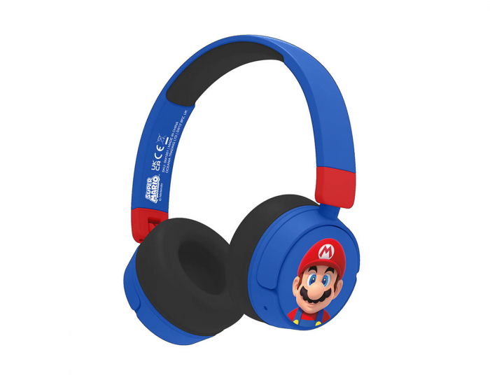 OTL Technologies Super Mario Junior Bluetooth On-Ear Trådløse Hovedtelefoner - Blå