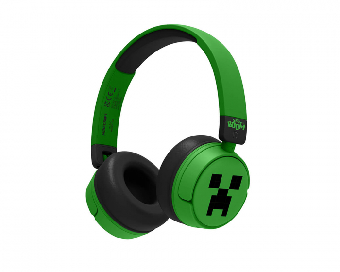 OTL Technologies Minecraft Junior Bluetooth On-Ear Trådløse Hovedtelefoner