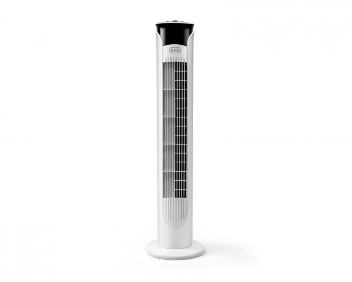 Black & Decker Tårnventilator 81cm - Hvid