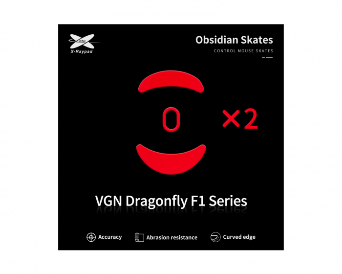 X-raypad Obsidian Mouse Skates til VGN Dragonfly F1
