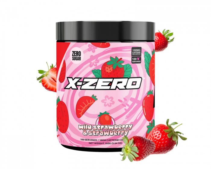 X-Gamer X-Zero Wild Strawberry & Strawberry - 100 Portioner