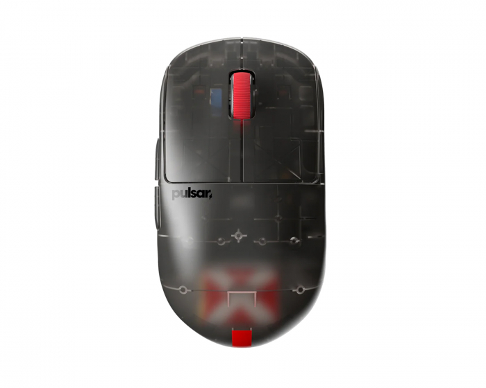 Pulsar X2-H High Hump Wireless Gaming Mus - Clear Black - Limited Edition