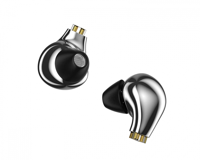 Blon BL03 IEM Hovedtelefoner med 3.5mm Mikrofon - Sølv