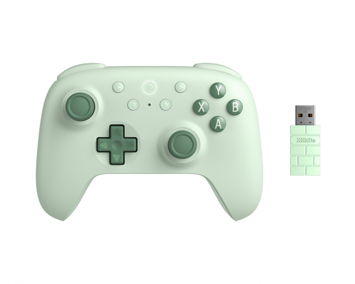 8Bitdo Ultimate 2C 2.4G Trådløs Controller Hall Effect - Grøn