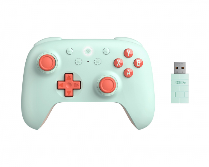 8Bitdo Ultimate 2C 2.4G Trådløs Controller Hall Effect - Mint