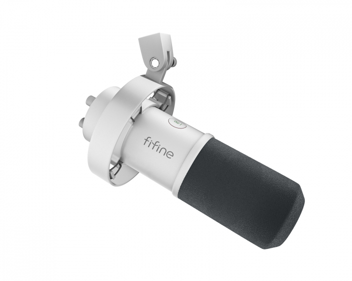 Fifine K688 USB / XLR Mikrofon - Dynamisk Mikrofon - Hvid