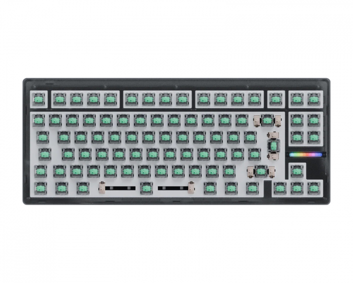 Wooting 80HE 80% Tastatur Ghost - ISO