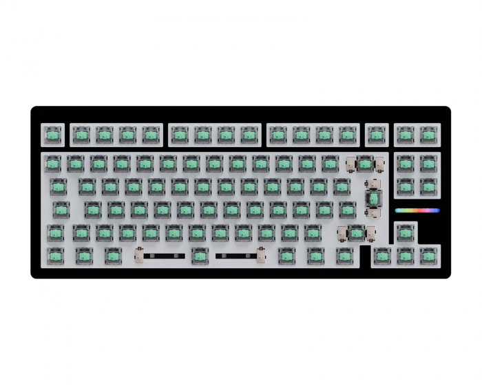 Wooting 80HE 80% Tastatur Zinc Alloy Sort - ISO