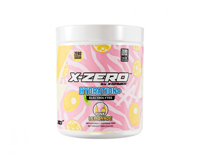 X-Gamer X-Zero Hydration+ Pink Lemonade - 100 Portioner