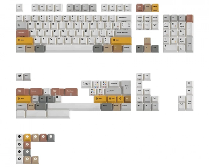 AlohaKB Stitch Monster + NORDEUK Kit