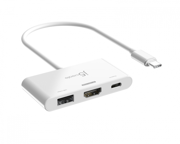 j5create USB-C til 4K HDMI Adapter - USB-A - USB-C 100W PD