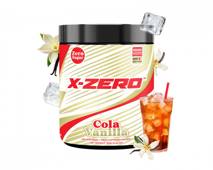 X-Gamer X-Zero Cola Vanilla - 100 Portioner