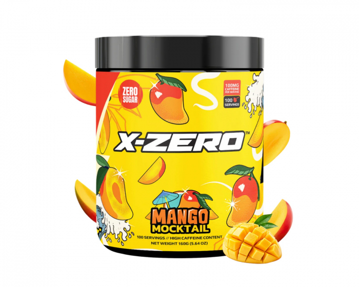 X-Gamer X-Zero Mango Mocktail - 100 Portioner