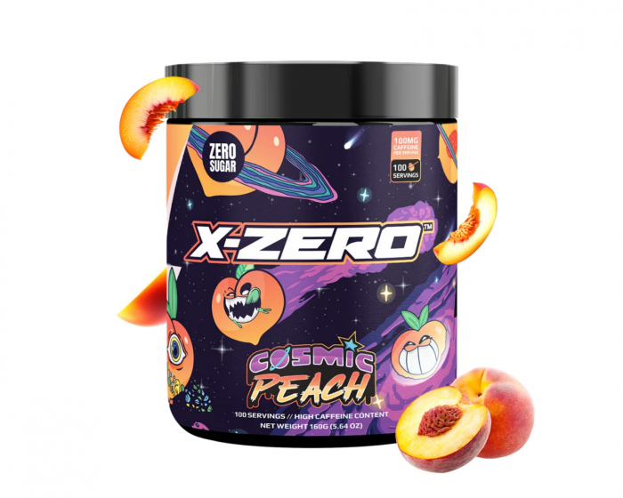 X-Gamer X-Zero Cosmic Peach - 100 Portioner