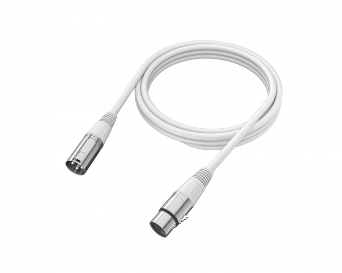 Fifine XLR Kabel - 3pin - 1.8 Meter - Hvid