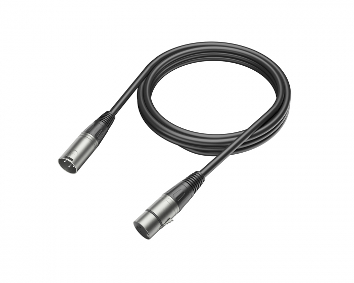 Fifine XLR Kabel - 3pin - 1.8 Meter - Sort