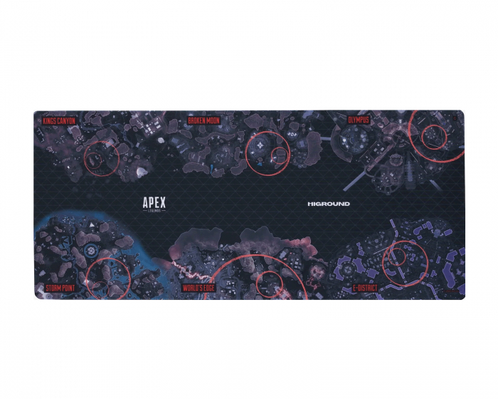 Higround Apex Gaming Musemåtte - Minimap - XL