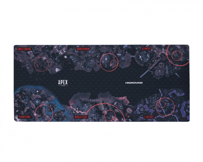 Higround Apex Gaming Musemåtte - Minimap - XL