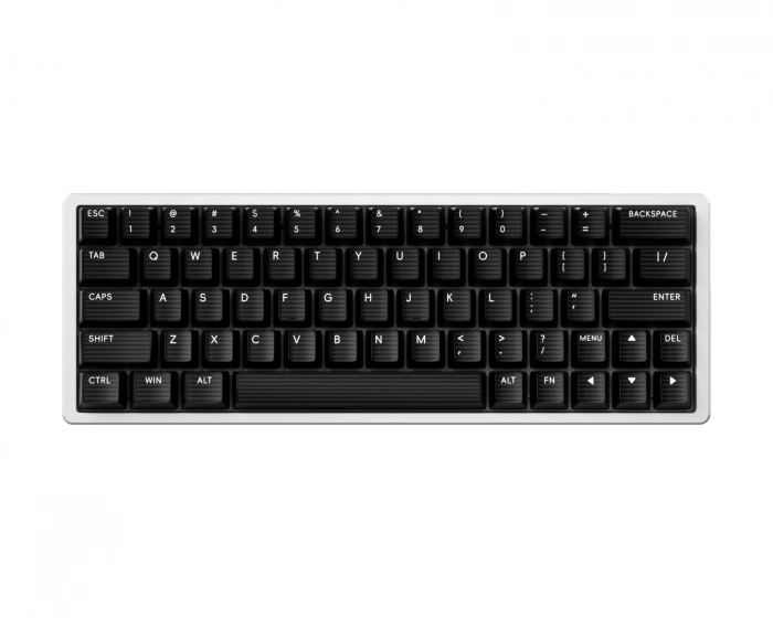 Scyrox Xpunk 63 Magnetisk 60% Gaming Tastatur - Hvid/Sort