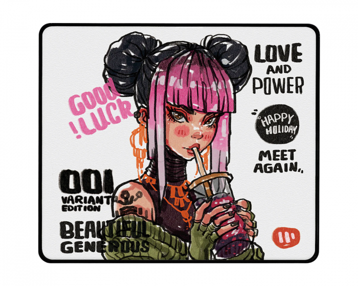 Owepowe Milk Tea - Gaming Musemåtte - XL