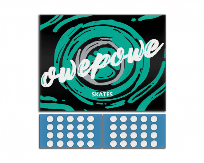 Owepowe Eagle Mus Skates Speed Dots - Hvid