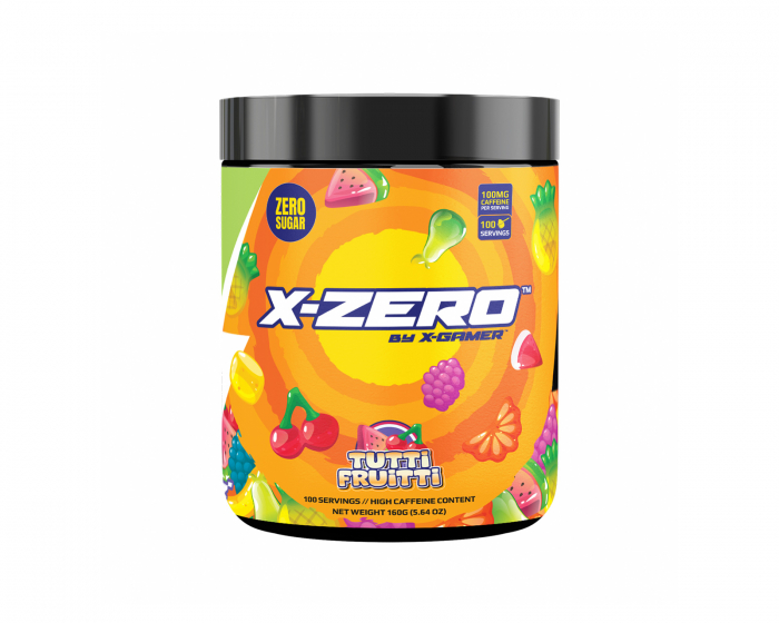 X-Gamer X-Zero Tutti Frutti - 100 Portioner