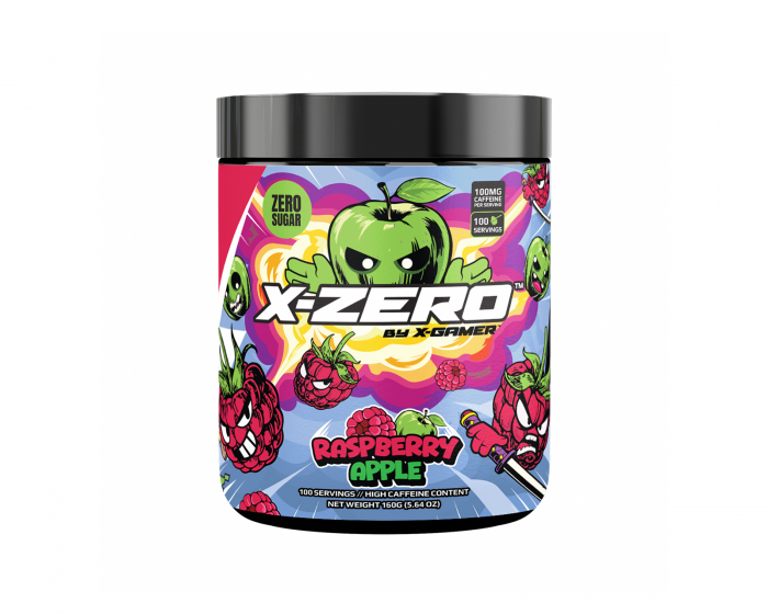 X-Gamer X-Zero Raspberry Apple - 100 Portioner