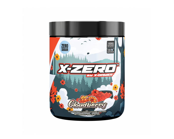 X-Gamer X-Zero Cloudberry - 100 Portioner