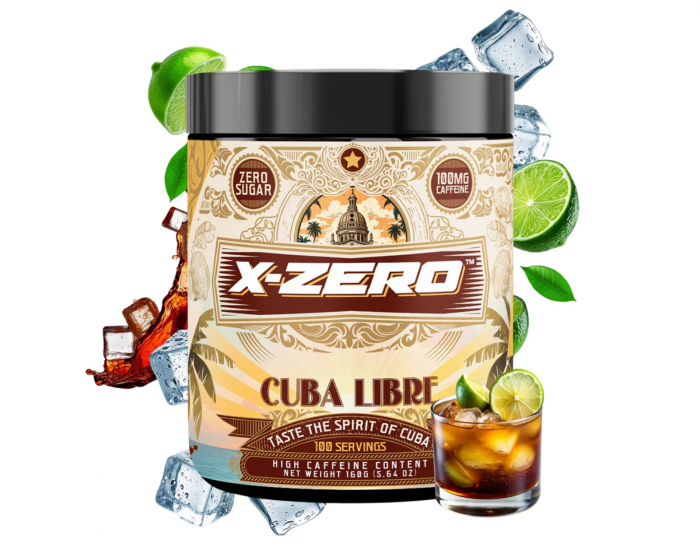 X-Gamer X-Zero Cuba Libre - 100 Portioner