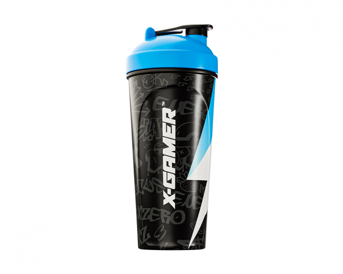 X-Gamer X-Zero Shaker 700ml - Sort & Blå