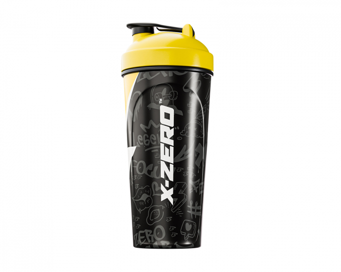 X-Gamer X-Zero Shaker 700ml - Sort & Gul