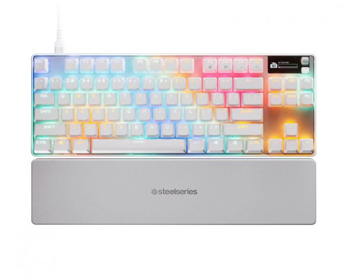 SteelSeries Apex Pro TKL Gen 3 RGB Tastatur - Hvid