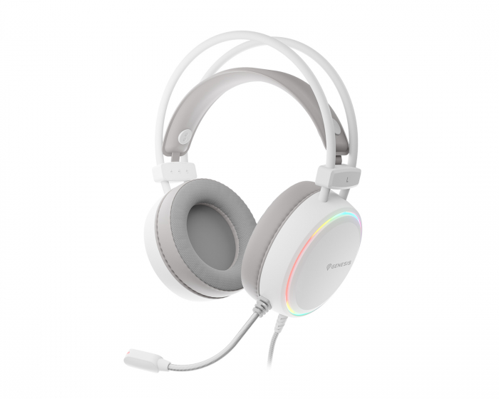Genesis Neon 613 G2 Gaming Headset RGB - Hvid