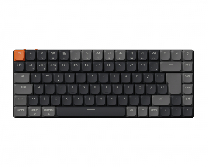 Keychron K2 V3 QMK RGB Hot Swap Aluminium Tastatur [Gateron Low Profile 2.0 Brown]