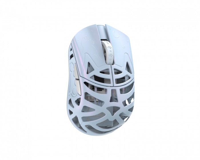 WLMouse Beast Miao - Trådløs Gaming Mus - Ice Blue [Omron Opticals]