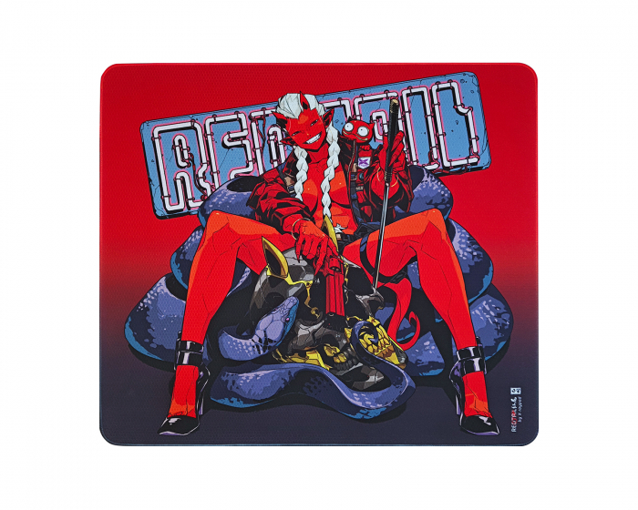 X-raypad x TERU Heavy Bee Musemåtte - Xsoft - XL - RedTail
