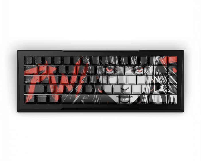 Pwnage Zenblade 65 V2 – Hall Effect Gaming Tastatur Nyomi Red Edition ANSI – Sort