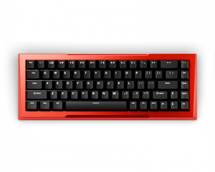 Pwnage Zenblade 65 V2 – Hall Effect Gaming Tastatur Black Edition ANSI – Rød